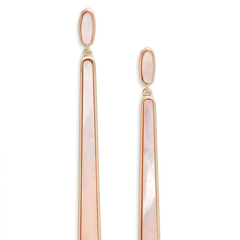 KENDRA SCOTT • Brooklyn Gold Statement Earrings* - Picture 5 of 8